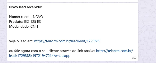 edição cliente